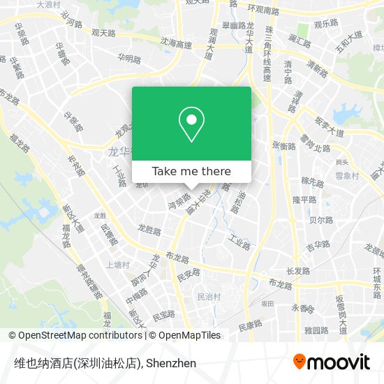 维也纳酒店(深圳油松店) map