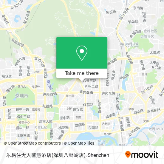 乐易住无人智慧酒店(深圳八卦岭店) map
