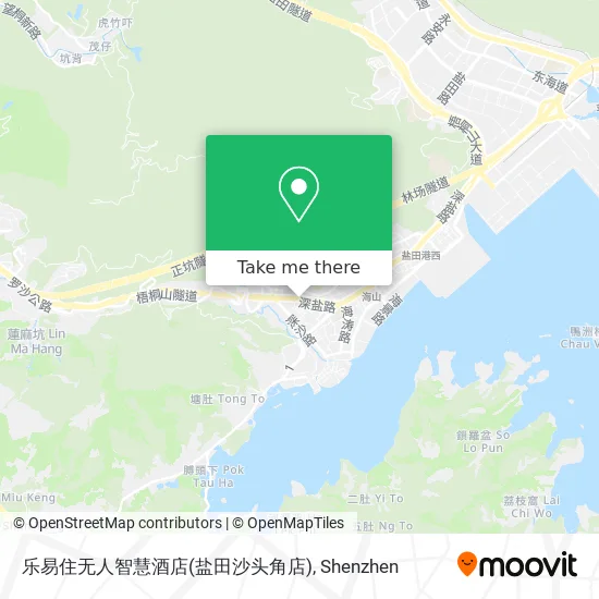 乐易住无人智慧酒店(盐田沙头角店) map