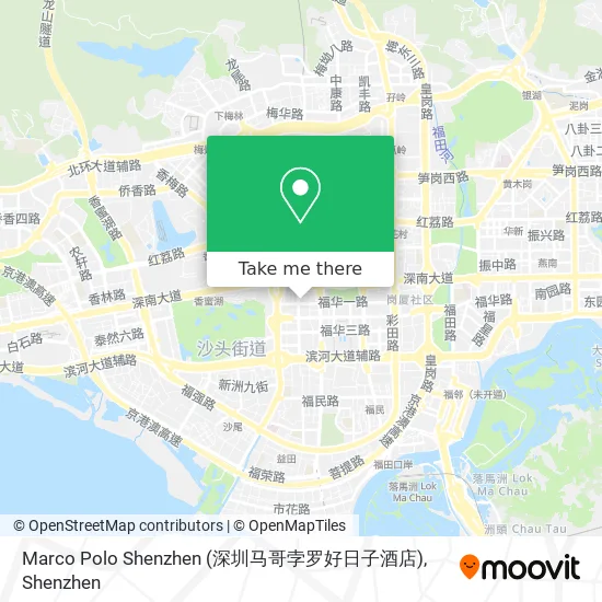 Marco Polo Shenzhen (深圳马哥孛罗好日子酒店) map