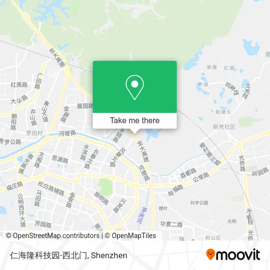 仁海隆科技园-西北门 map