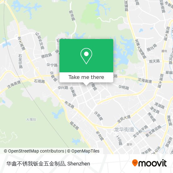 华鑫不锈我钣金五金制品 map