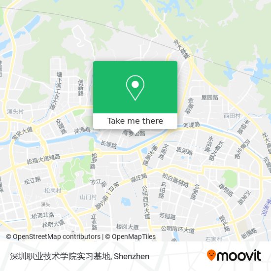 深圳职业技术学院实习基地 map
