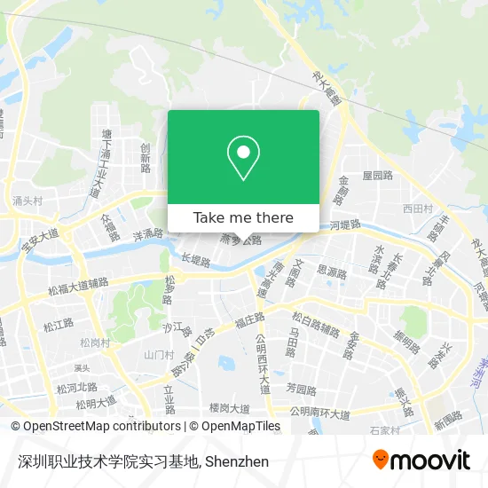深圳职业技术学院实习基地 map