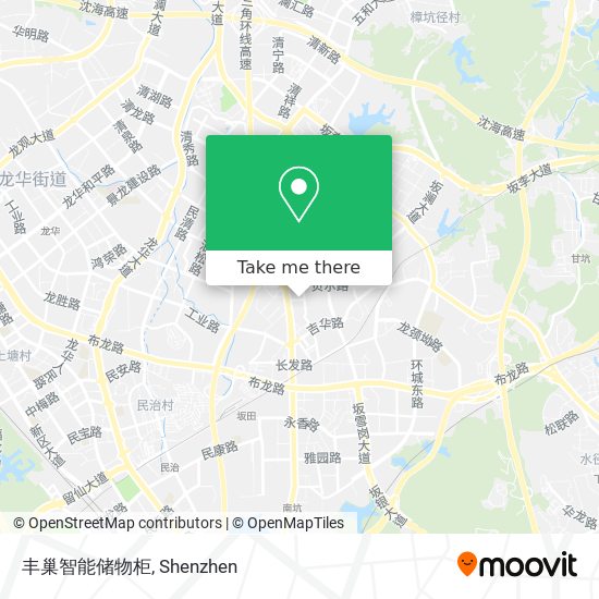 丰巢智能储物柜 map
