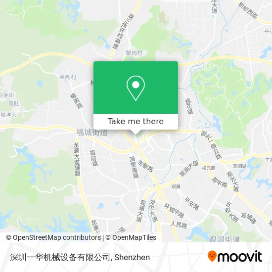 深圳一华机械设备有限公司 map