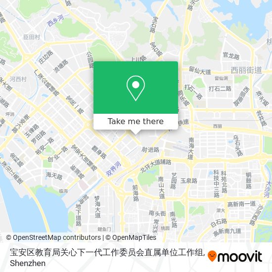 宝安区教育局关心下一代工作委员会直属单位工作组 map