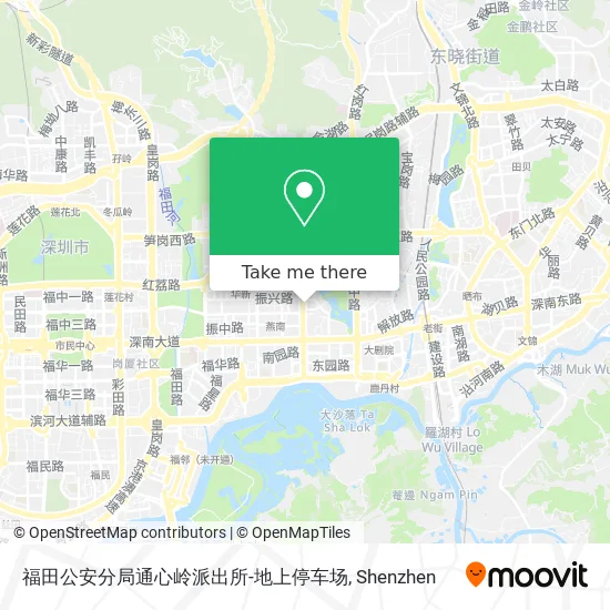 福田公安分局通心岭派出所-地上停车场 map