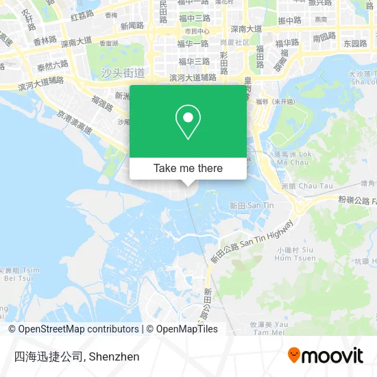 四海迅捷公司 map
