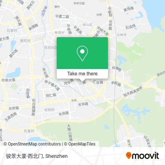 骏景大厦-西北门 map