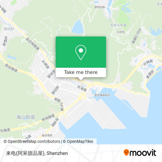 来电(阿呆甜品屋) map