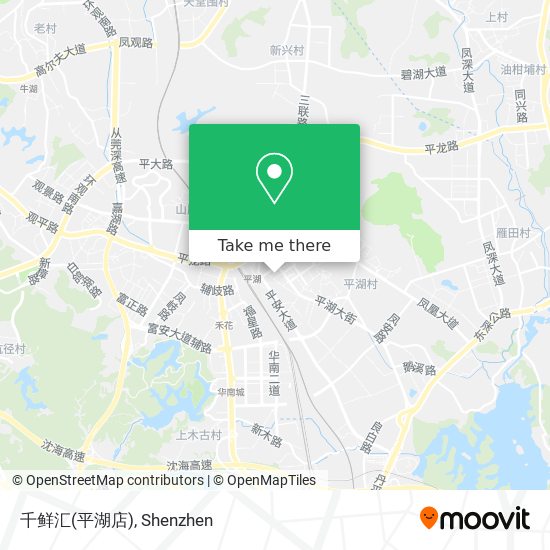 千鲜汇(平湖店) map