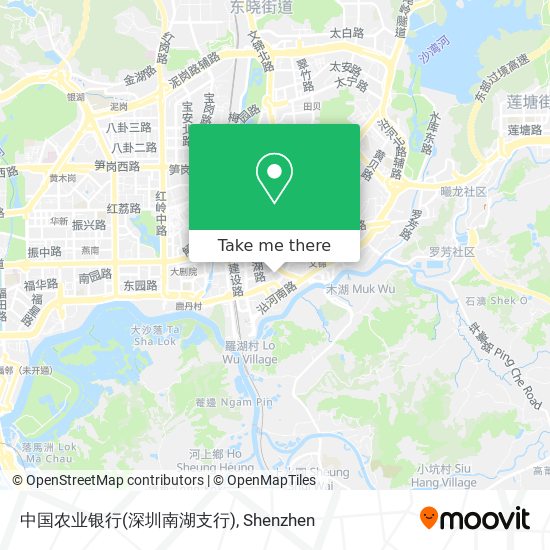 中国农业银行(深圳南湖支行) map