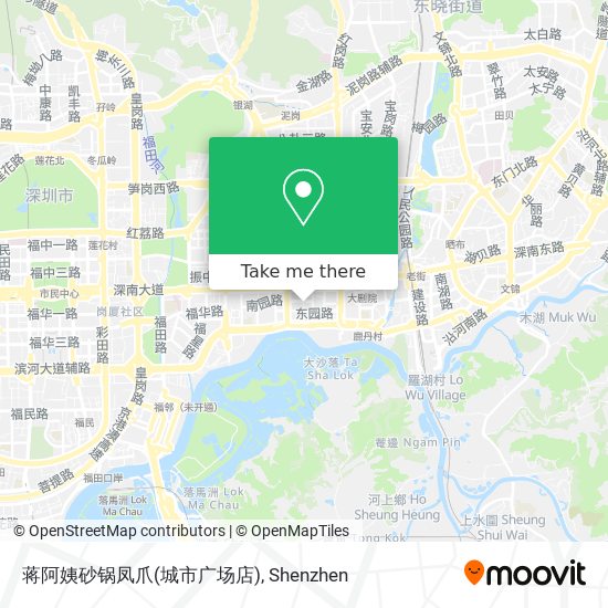 蒋阿姨砂锅凤爪(城市广场店) map