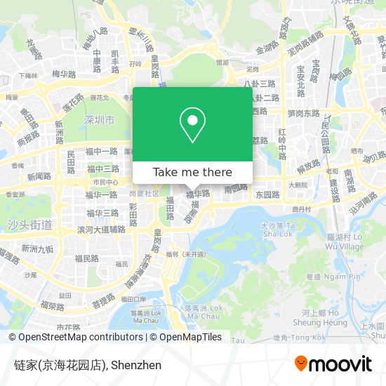 链家(京海花园店) map