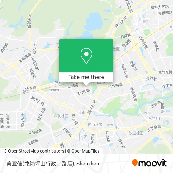 美宜佳(龙岗坪山行政二路店) map
