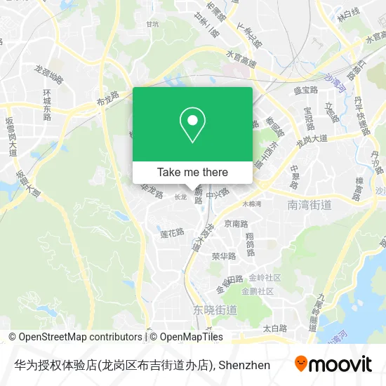 华为授权体验店(龙岗区布吉街道办店) map