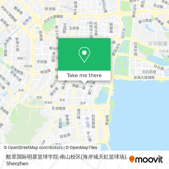 酷里国际明星篮球学院-南山校区(海岸城天虹篮球场) map