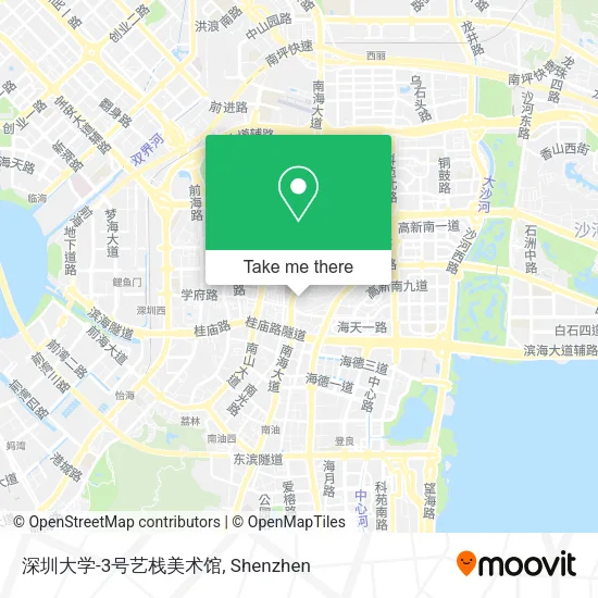 深圳大学-3号艺栈美术馆 map