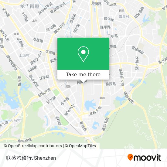 联盛汽修行 map