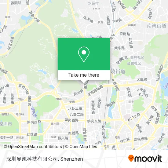 深圳曼凯科技有限公司 map