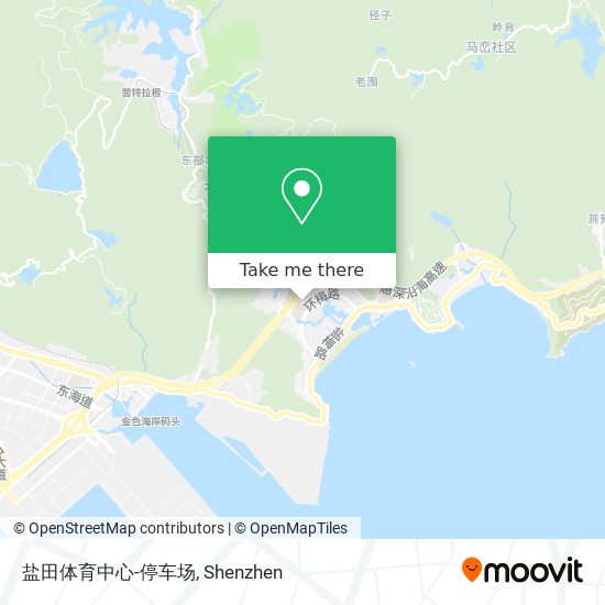 盐田体育中心-停车场 map