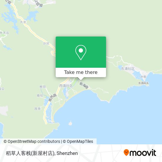 稻草人客栈(新屋村店) map