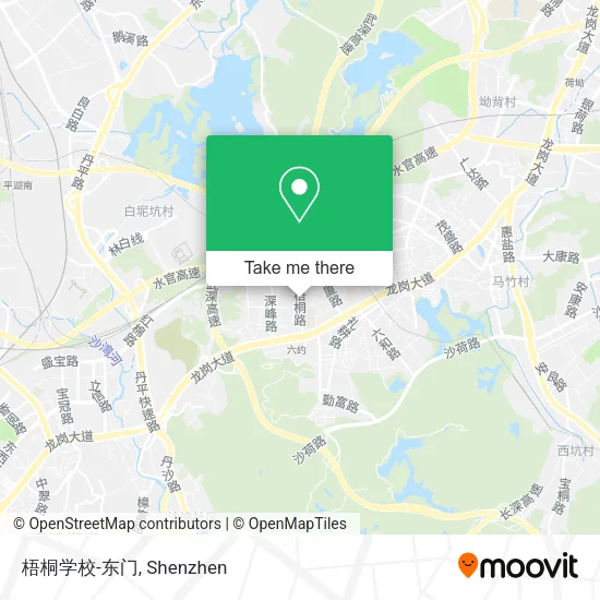 梧桐学校-东门 map
