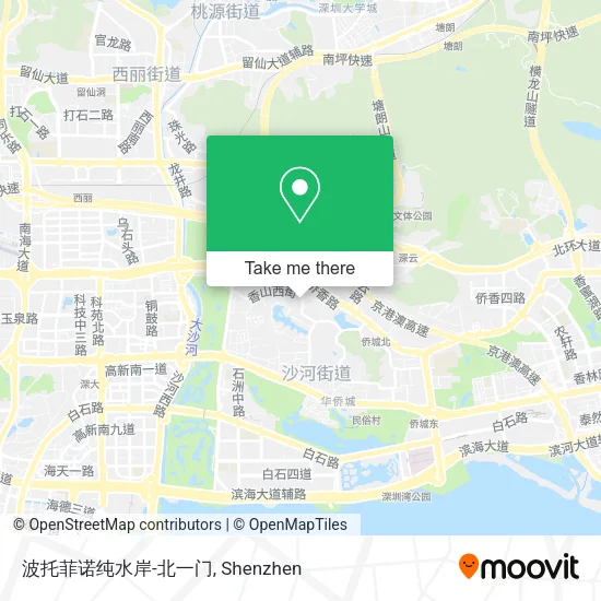 波托菲诺纯水岸-北一门 map