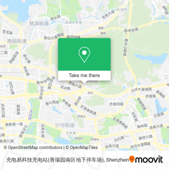 充电易科技充电站(香瑞园南区地下停车场) map