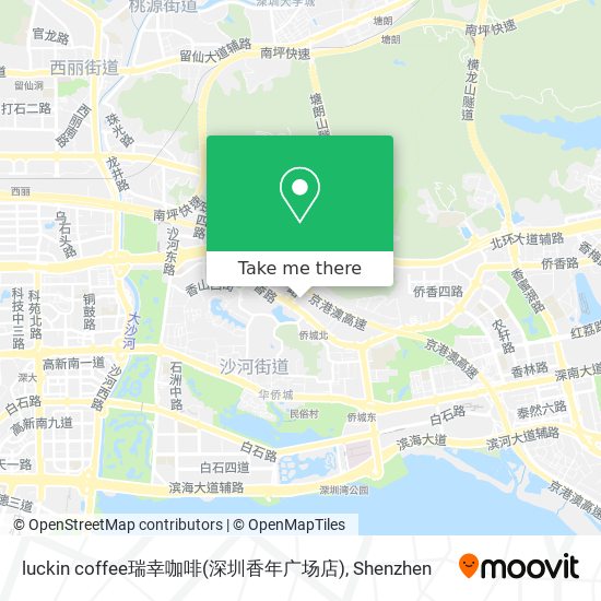 luckin coffee瑞幸咖啡(深圳香年广场店) map