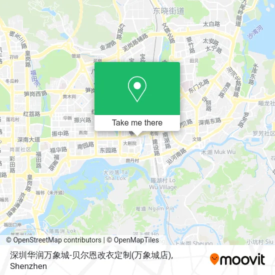 深圳华润万象城-贝尔恩改衣定制(万象城店) map