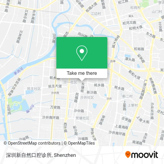 深圳新自然口腔诊所 map