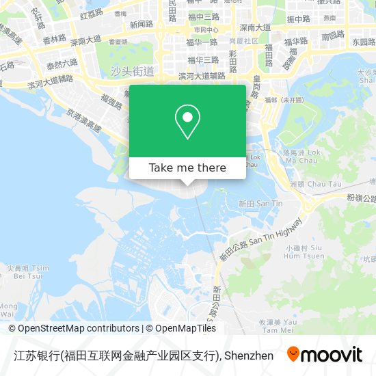 江苏银行(福田互联网金融产业园区支行) map