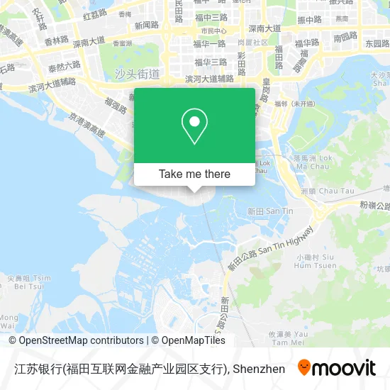 江苏银行(福田互联网金融产业园区支行) map