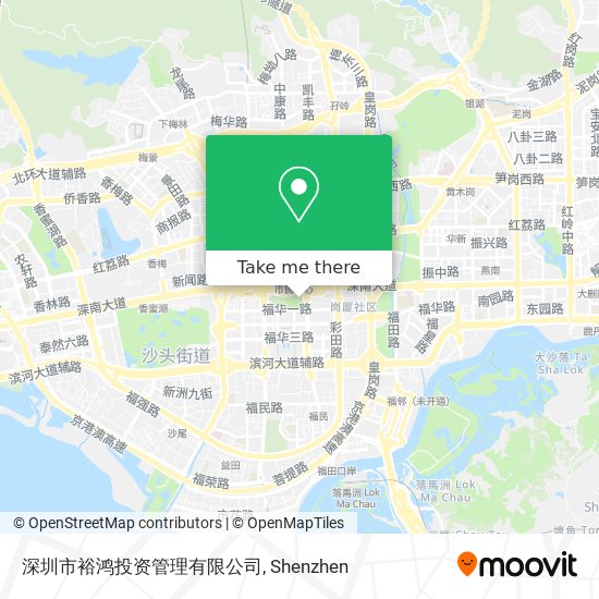 深圳市裕鸿投资管理有限公司 map
