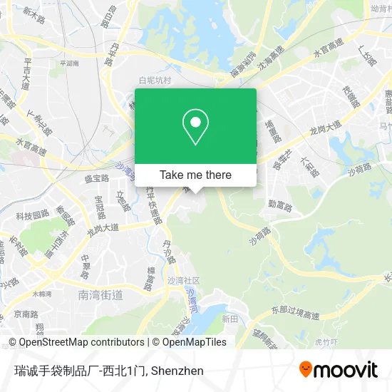 瑞诚手袋制品厂-西北1门 map