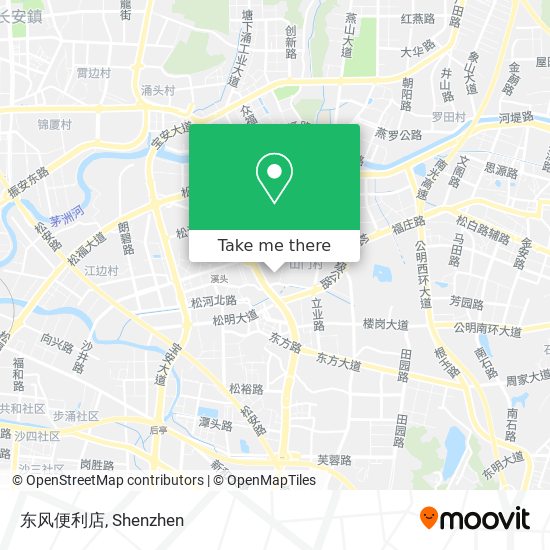 东风便利店 map