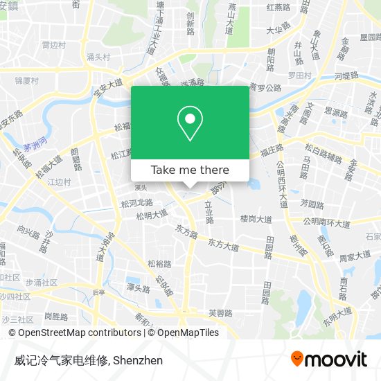 威记冷气家电维修 map