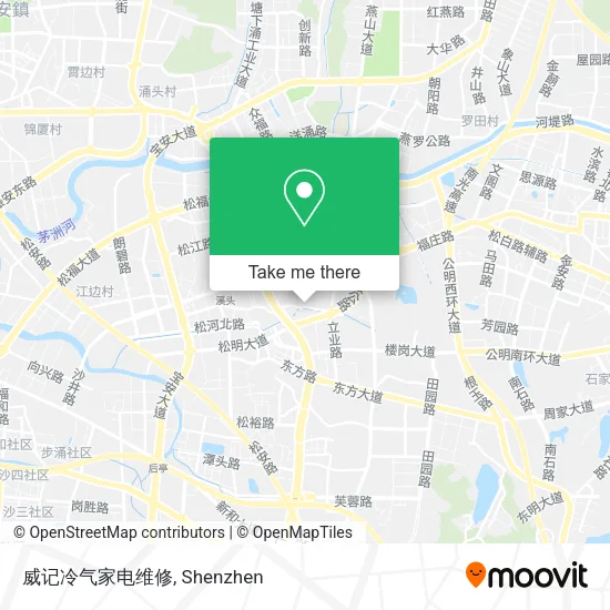 威记冷气家电维修 map