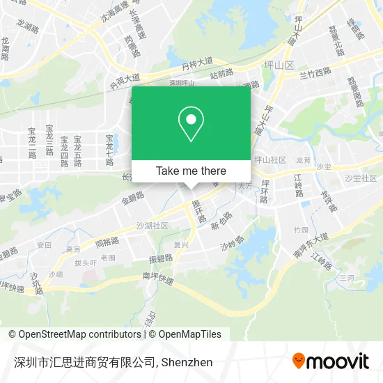 深圳市汇思进商贸有限公司 map