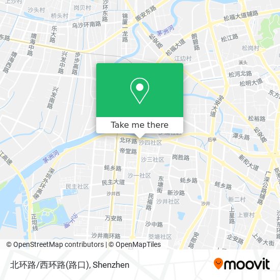 北环路/西环路(路口) map