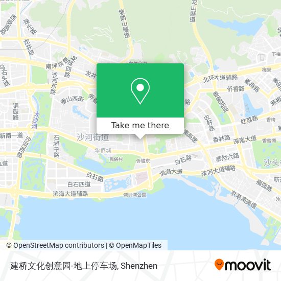 建桥文化创意园-地上停车场 map
