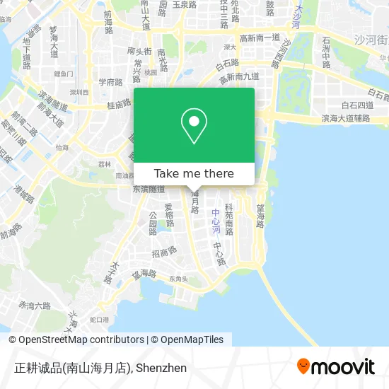 正耕诚品(南山海月店) map