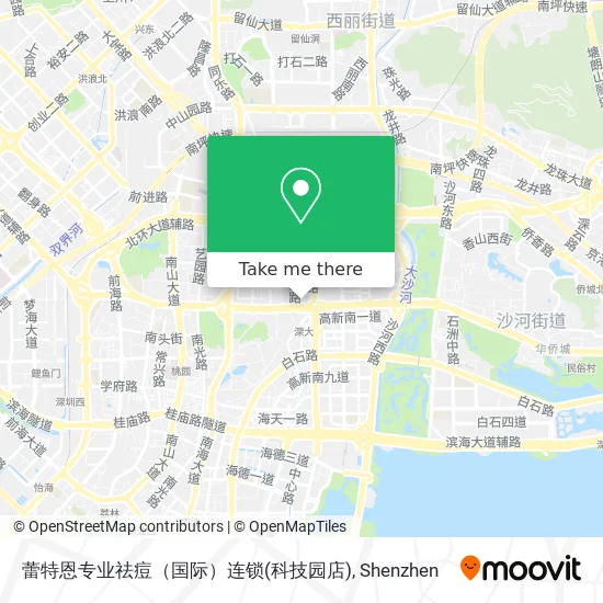 蕾特恩专业祛痘（国际）连锁(科技园店) map