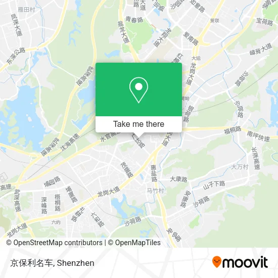 京保利名车 map