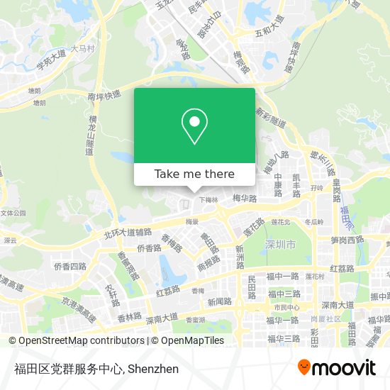福田区党群服务中心 map