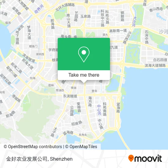 金好农业发展公司 map