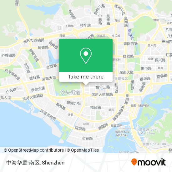 中海华庭-南区 map