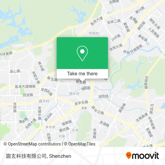 圆玄科技有限公司 map